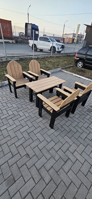 Вуличні садові меблі з піддонів. Меблі для саду, тераси, патіо.