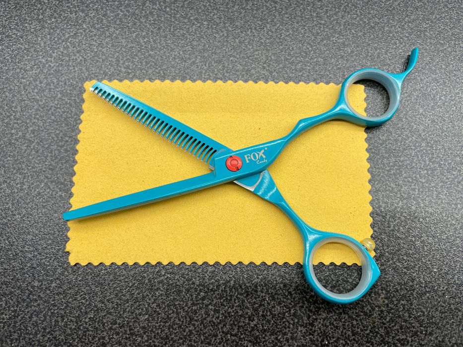 Fox Candy Degażówki Fryzjerskie 5,5 Turkusowe