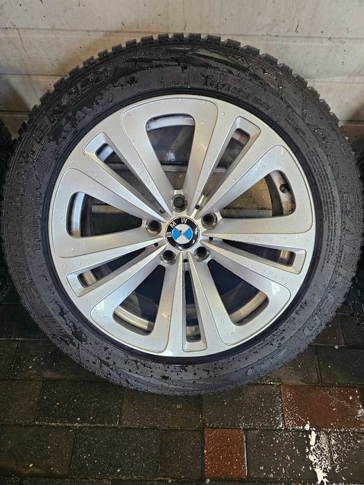 Alufelgi Felgi Aluminiowe Komplet Oryginał BMW F01 5X120 R18 18 Opony