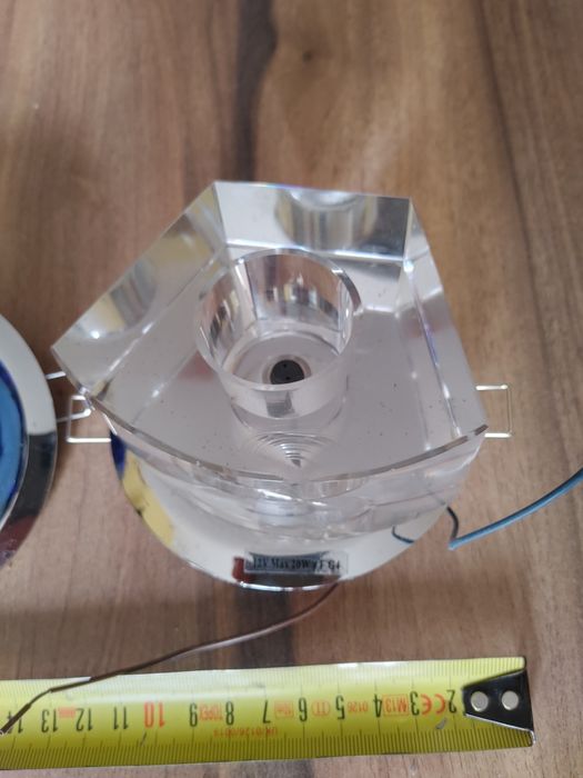 Oprawa sufitowa lampa plafon Light Prestige. 12v. Bezbarwna. kobalt i