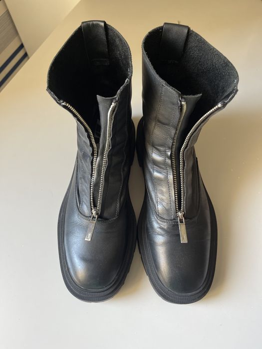 Ботинки женские кожаные Zara р.40 /26см