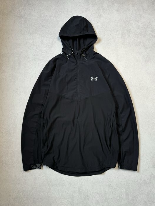 Спортивный худи Under Armour черный мужской анорак (оригинал)