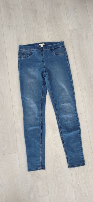 Jeansy jegginsy damskie l h&m 40