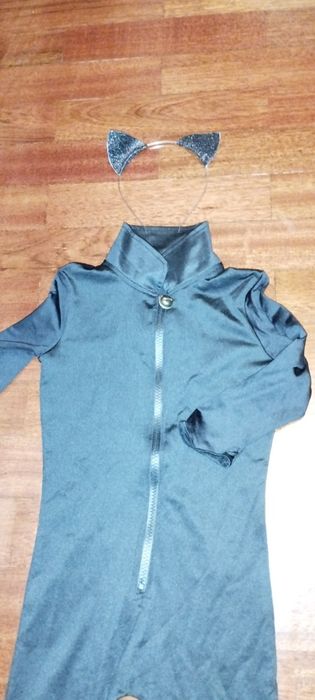 Fato do gato noir de criança