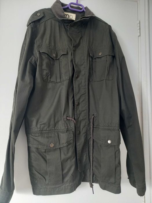 Parka M cor castanho