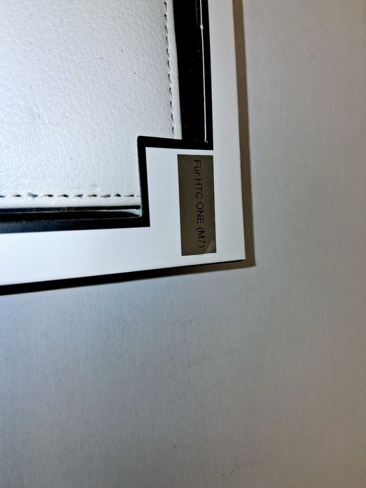 Z120 Skórzane Etui StilGut Do HTC One M7 White Nowe Premium