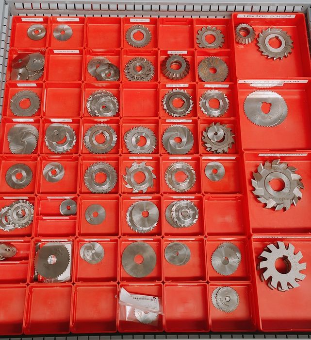 Discos, fresadora Metal duro e HSS diversos tamanhos