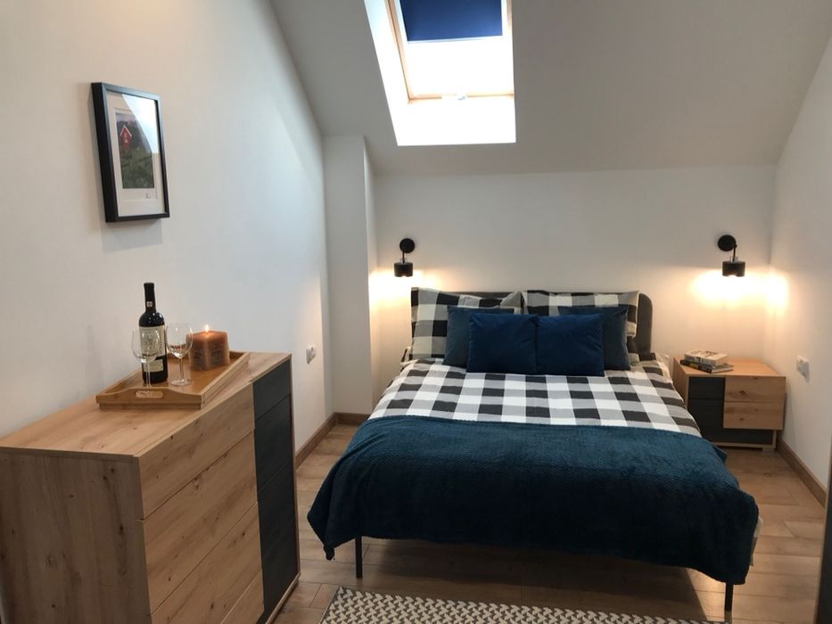 Piękne  domki w gorach  nad brzegiem Dunajca Szczawnica