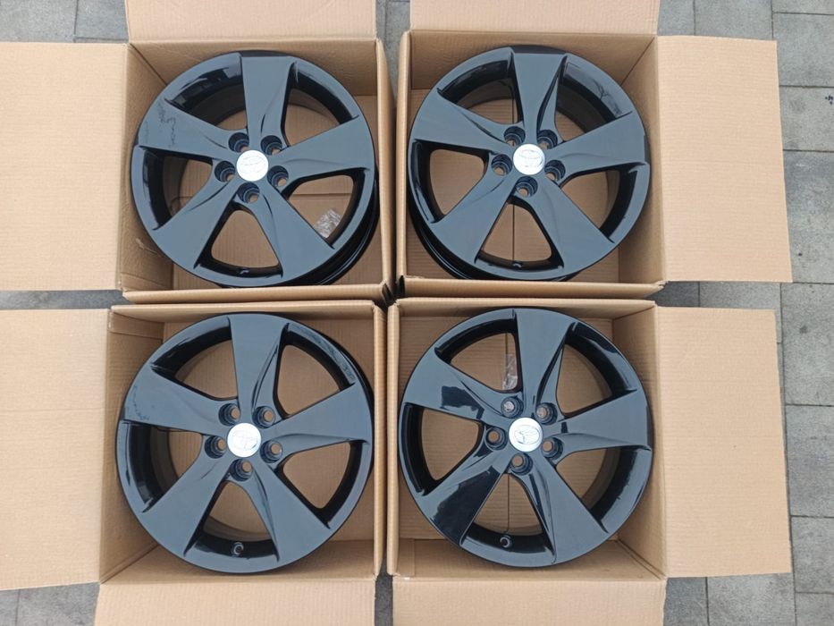 Felgi 16 5x100 Toyota  Corolla Yaris Celica MAtrix Prius Nowe Czarne | #T2