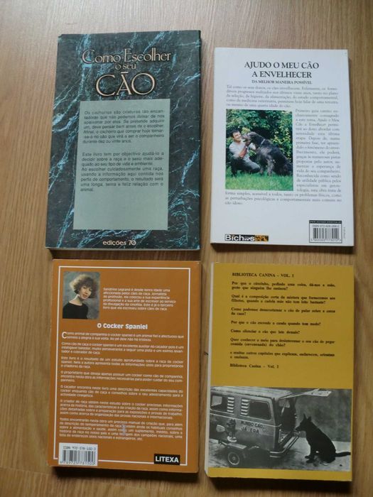 Livros sobre os nossos Amados Cães