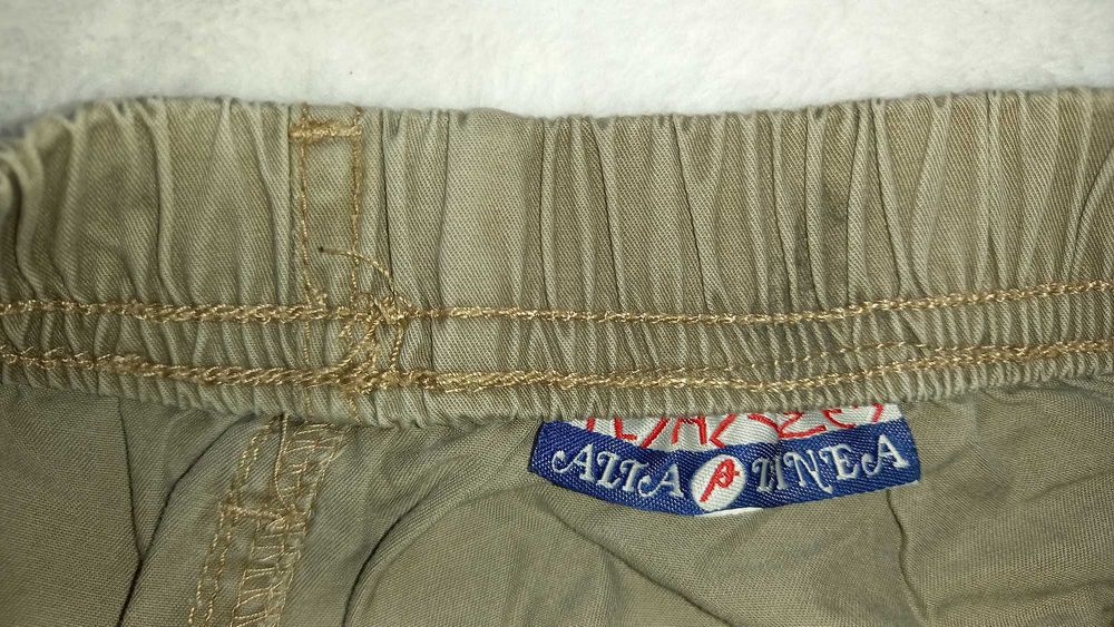 Spodnie jak bojówki khaki roz. S-M na 170