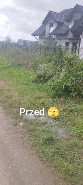 Koszenie traw i nieużytków, mulczowanie