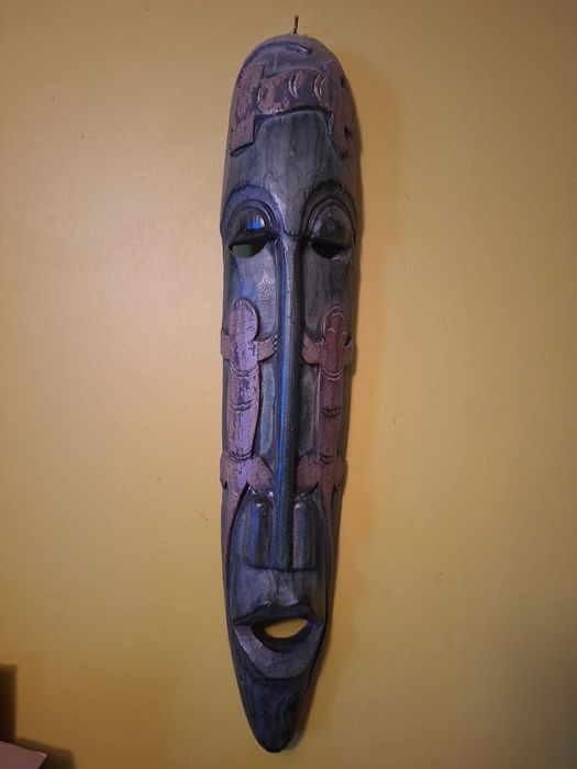 Drewniana maska afrykańska