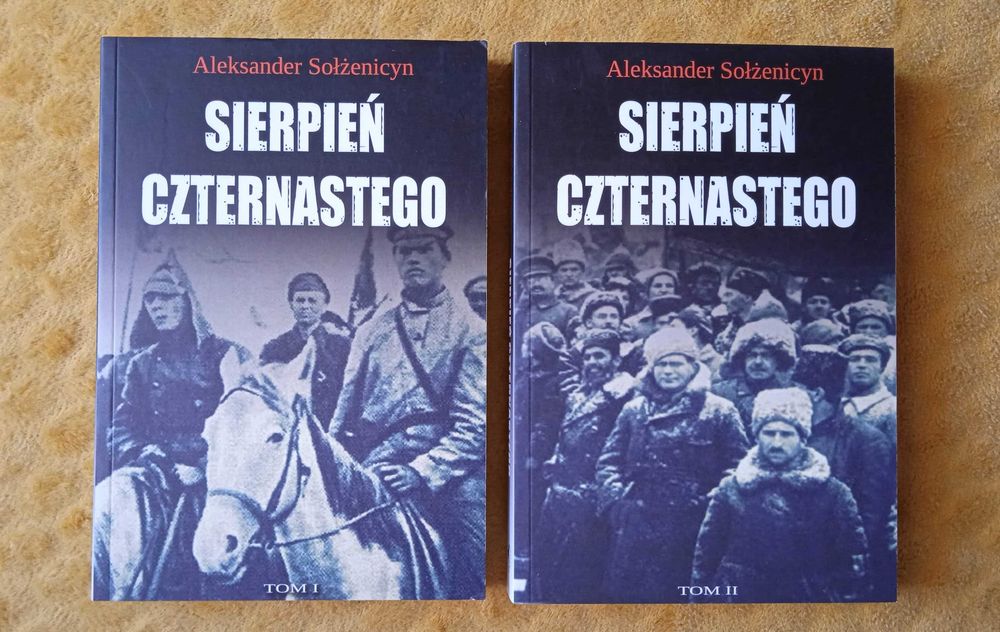 Sierpień czternastego 1 + 2 - Sołżenicyn - zestaw książek