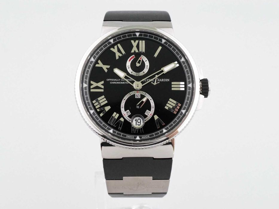 Ulysse Nardin Marine Chronometer Manufacture Black Dial 45mm