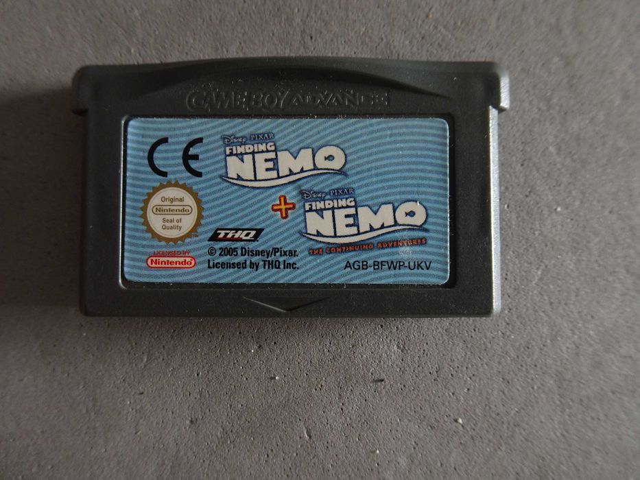 Jogo Game Boy Advance - Finding Nemo + Finding Nemo the Continuing