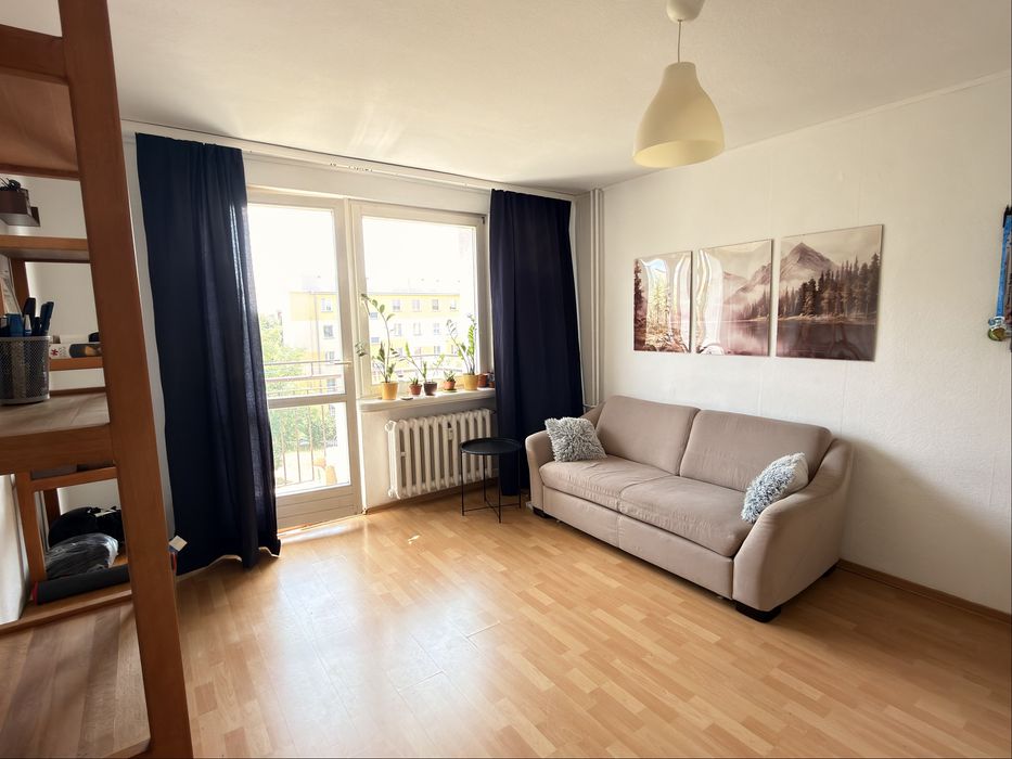 Mieszkanie 40m², 2 pokoje, 3 piętro, balkon, piwnica, Brzeg