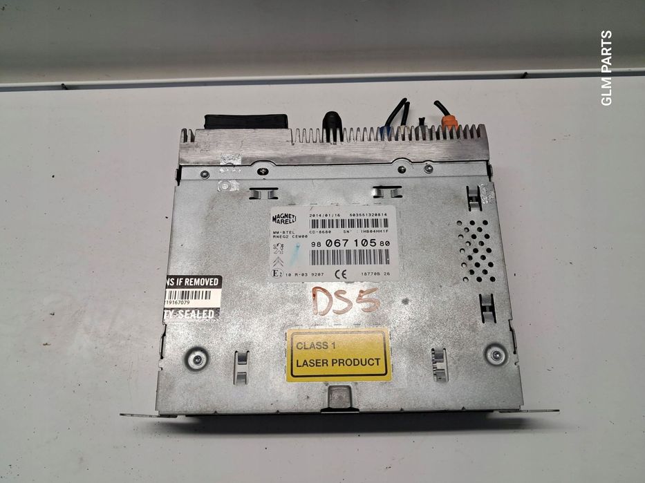 citroen ds5 radio radioodtwarzacz 9806710580 navi nawigacja