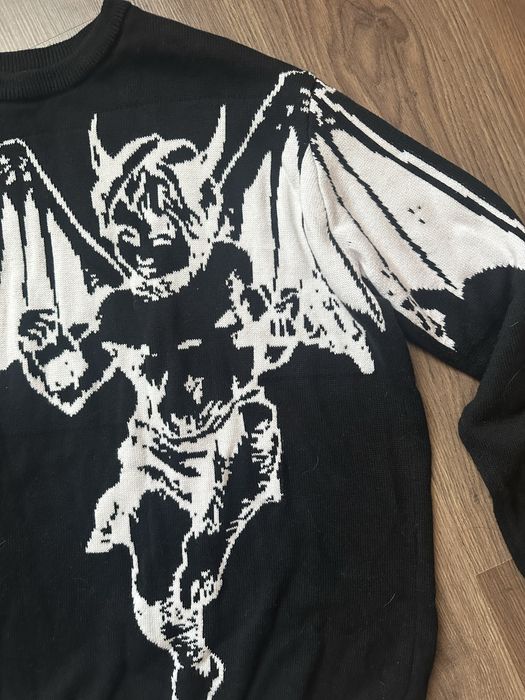 Черный свитер y2k