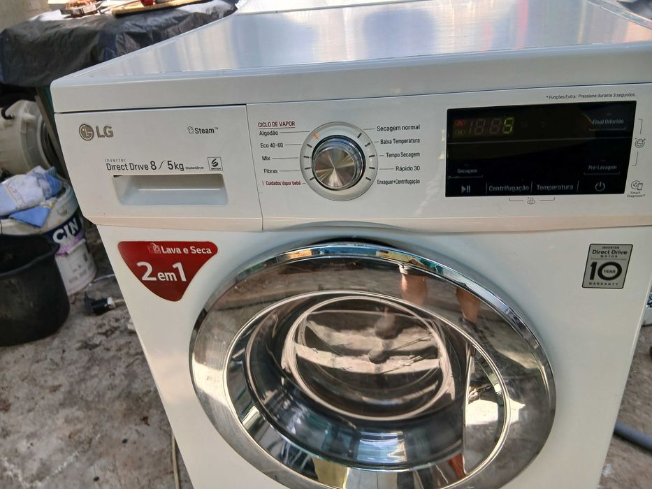 exelente maquina de lavar e secar roupa 8k 1400 rot c garantia