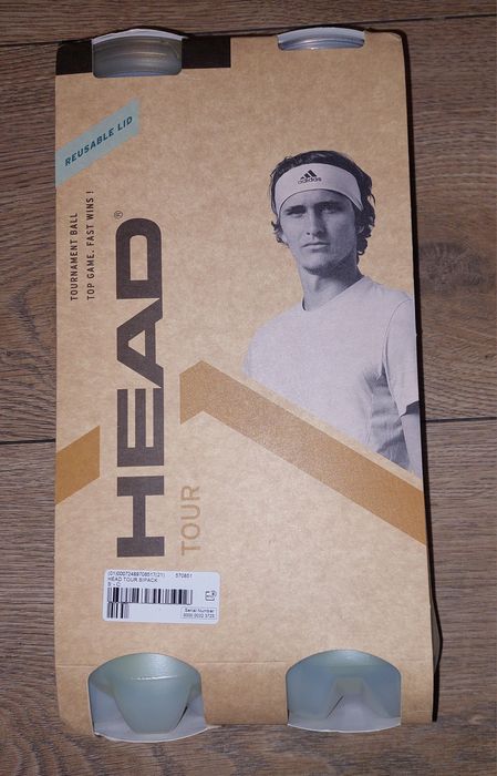 Head tour, piłki tenisowe, nowe
