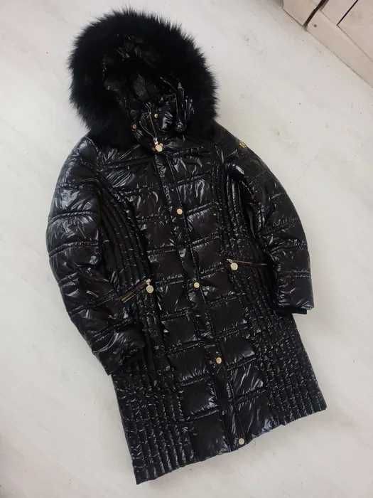 płaszcz premium  puchowy  błyszczący lakierowany  z Monnari