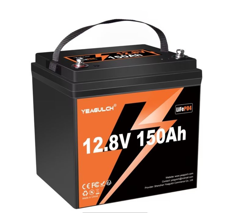 Akumulator lifepo4 HUMSIENK 12V 150ah 160Ah BMS Kamper Łódź  160 Ah 150A