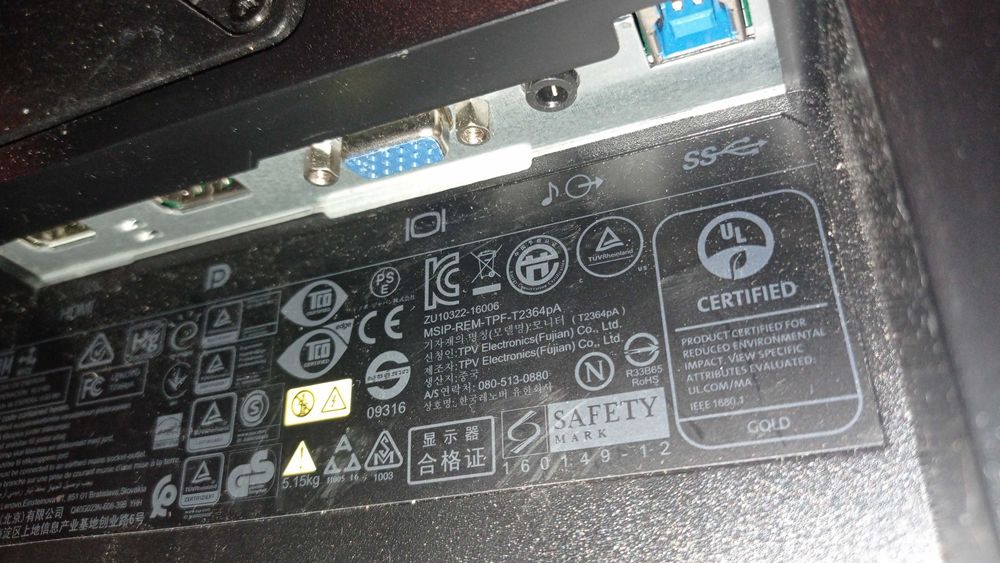 IPS монітор Lenovo ThinkVision T23i-10 23" HDMI