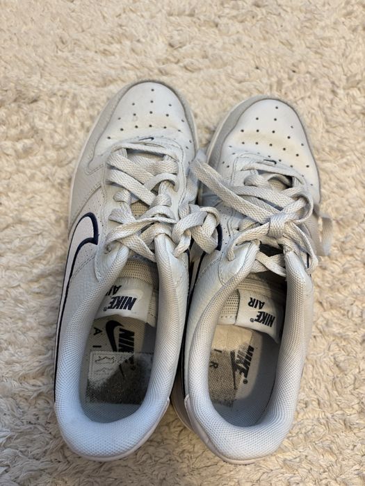 Buty Nike Air Force 1 bialo granatowe 40