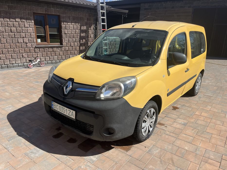 Renault kangoo, електро, електроавтомобіль.