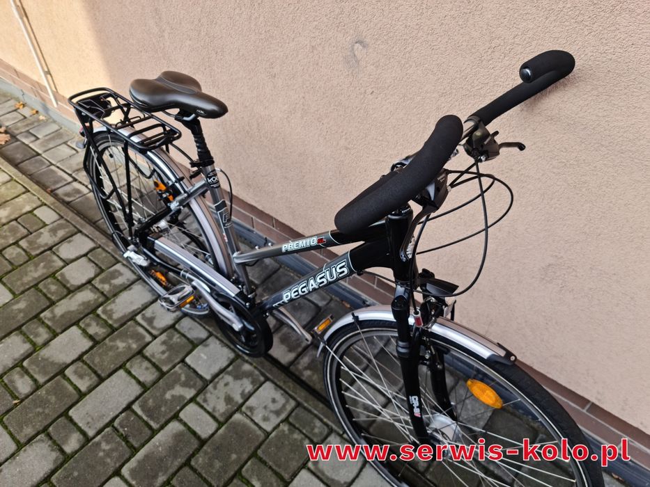 Rower damski damka trekkingowa PEGASUS koła 28 SHIMANO DEORE aluminium