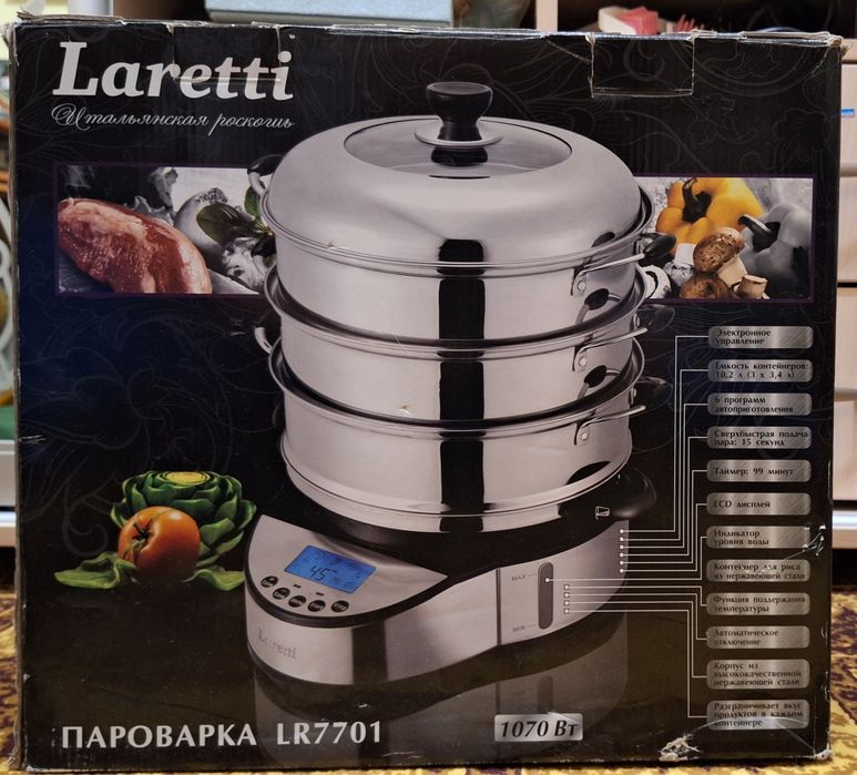 Пароварка Laretti LR7701