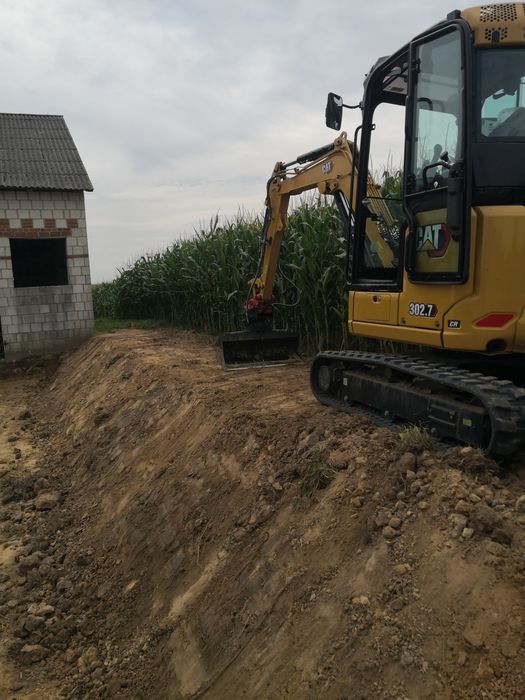 Usługi minikoparką. Montaż ogrodzeń.Przyłącza.Fundamenty