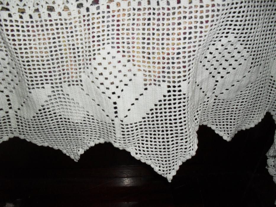 Colcha para cama de casal em Renda