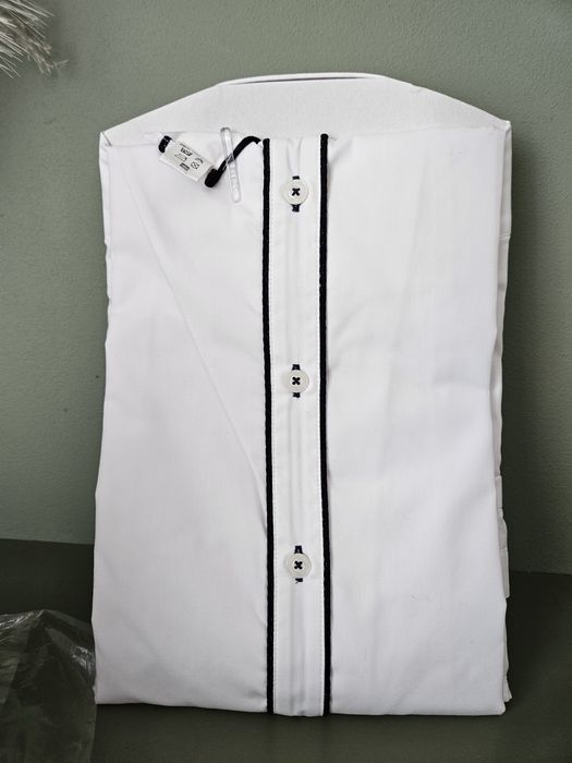 Nowa biała koszula wizytowa męska Pietro Monnti Slim Fit rozm. 41 L