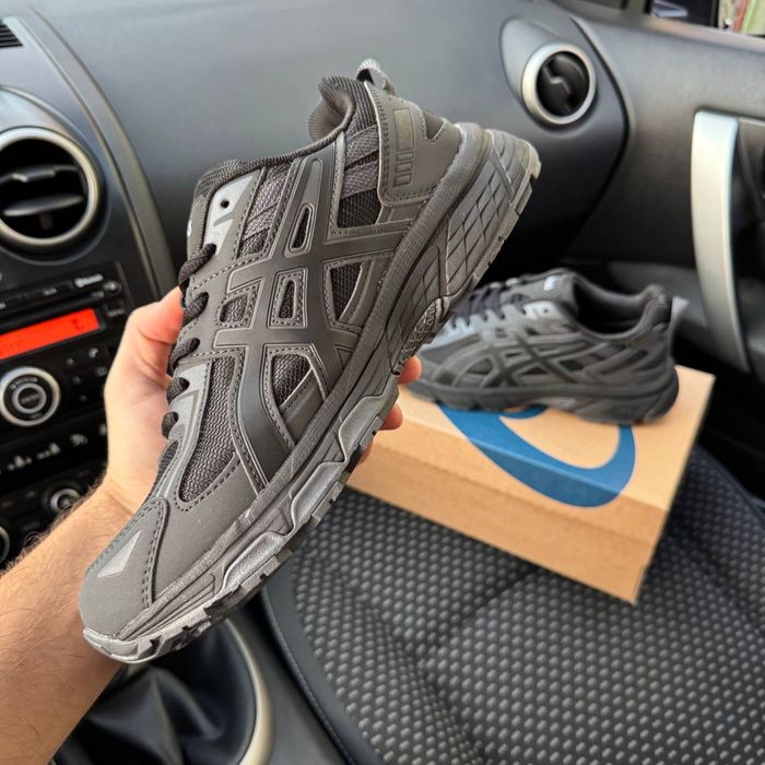 Чоловічі термо кросівки сірі Gel Venture 6 Grey black Gore Tex