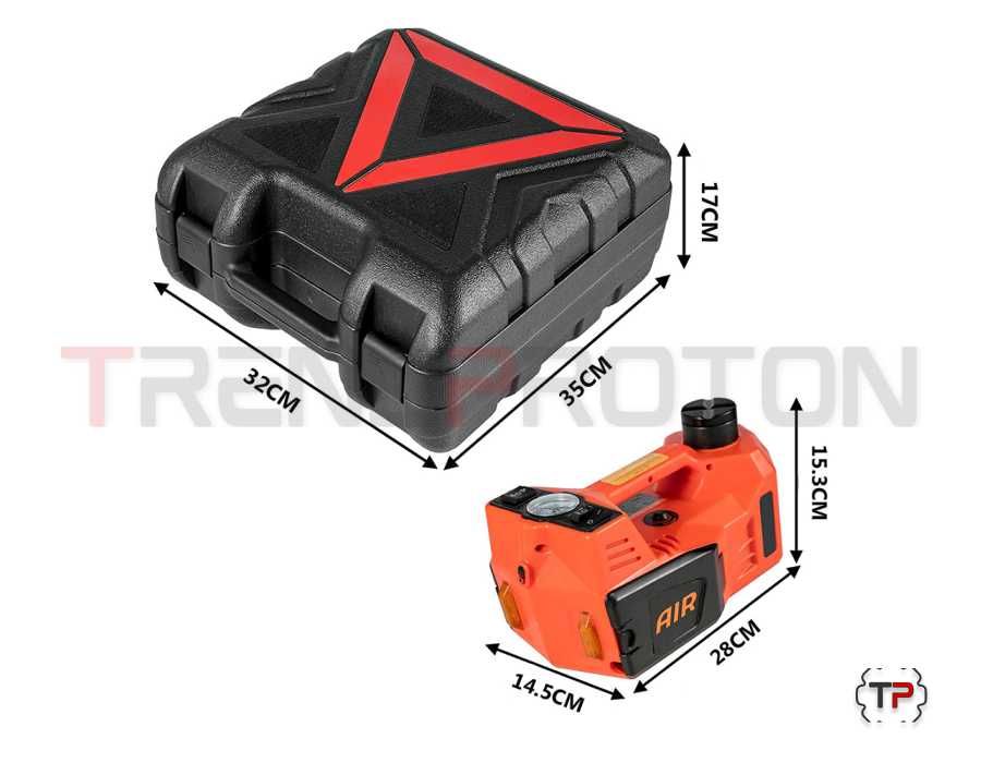 Macaco Elétrico 5 Toneladas c/ Compressor de Ar e Chave de Impacto