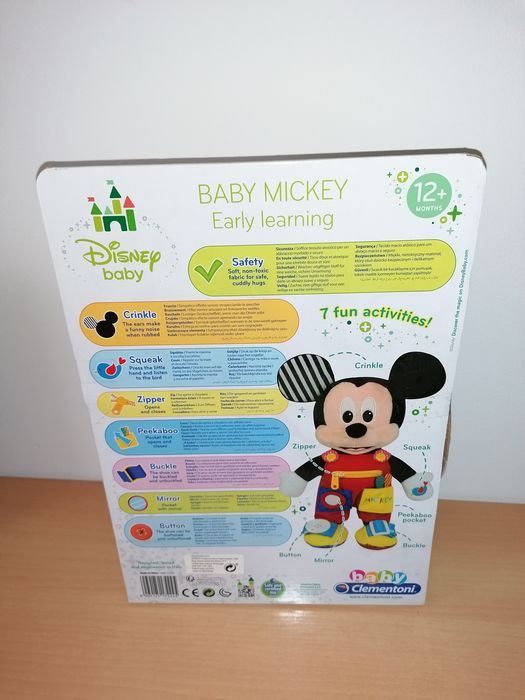 NOVO na Caixa - Baby Mickey 7 Actividades da Clementoni