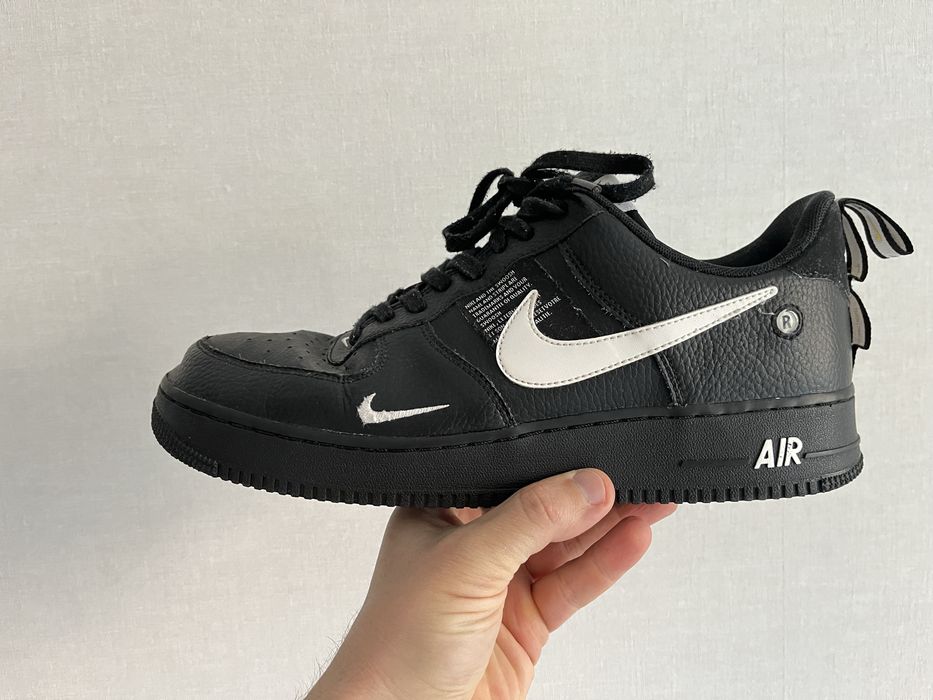 Кроссовки мужские Nike Air черные 46 р 30 см