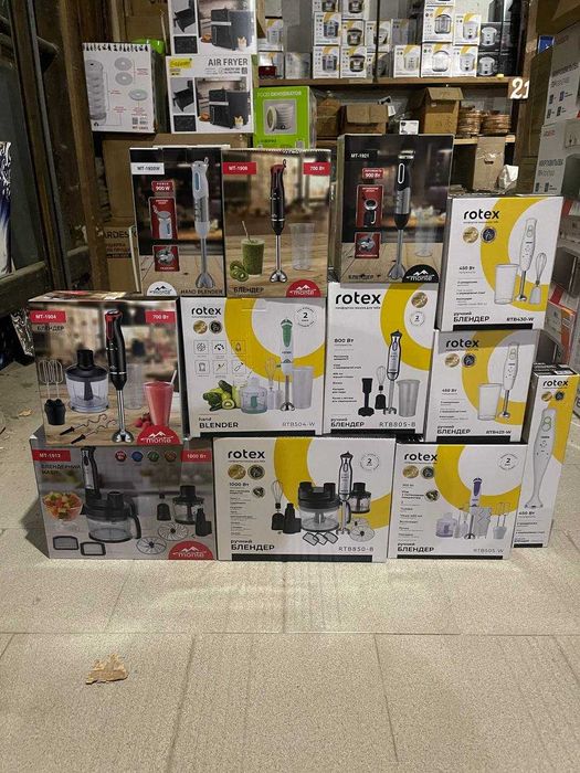 Блендери, блендерні набори напряму зі складу за адекватною ціною