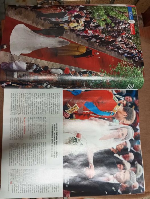 Revista VIP dedicada em grande parte ao casamento de William e Kate.