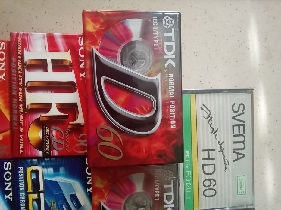 Обмен новых кассет SONY, TDK на аудиотехнику