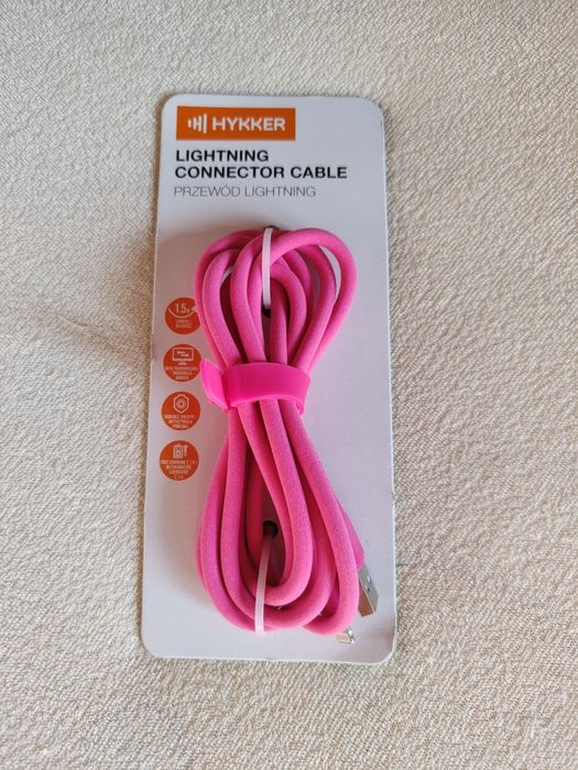 Kabel do ładowania i przesyłania danych Hykker LIGHTING Apple Iphone 1