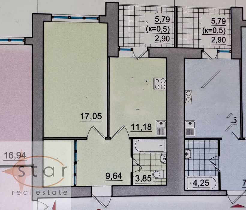 Продаж 1-кімн квартири в новобудові, вул. Рапопорта