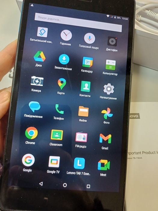 Lenovo Леново планшет tab 7 essential
