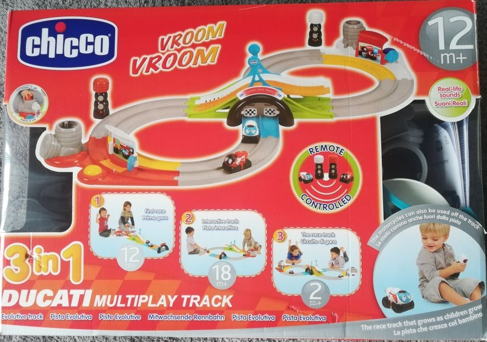 Pista "Chicco 3 in 1 Ducati Multiplay Track"