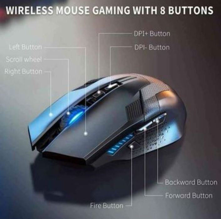 Mysz bezprzewodowa gamingowa TeckNet WM289 dla graczy