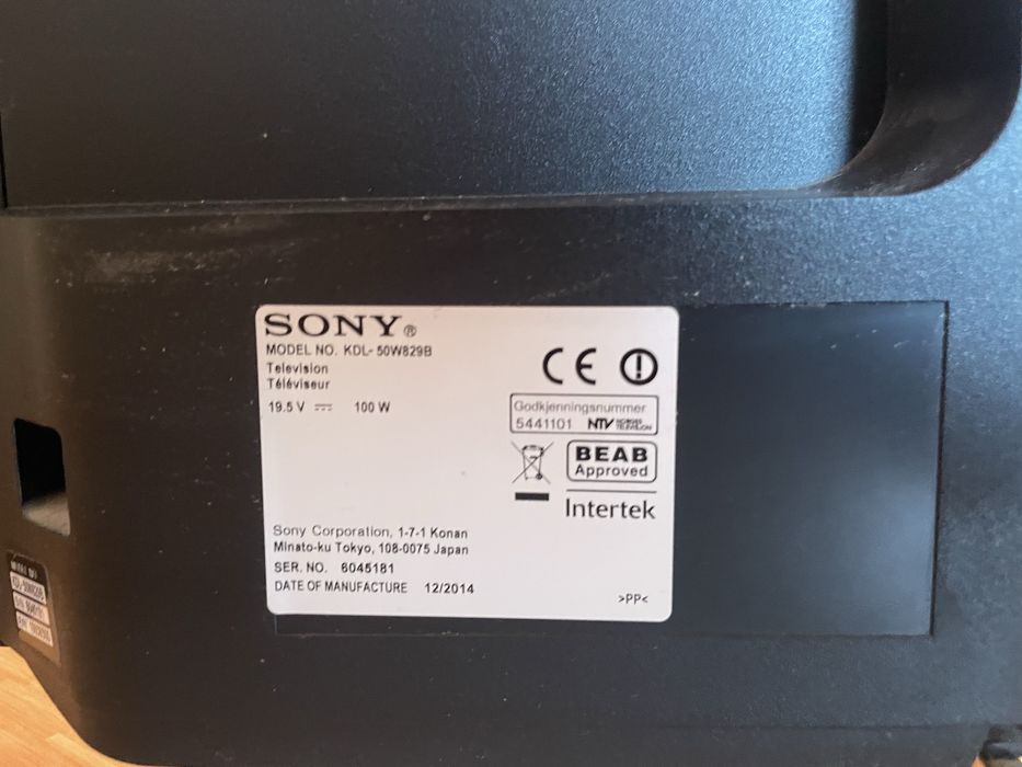 Sprzedam telewizor Sony Bravia