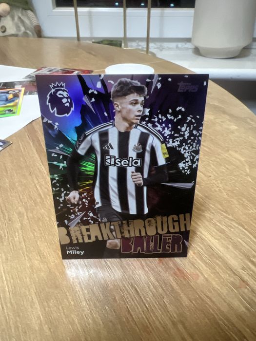 Karta piłkarska Lewis Miley