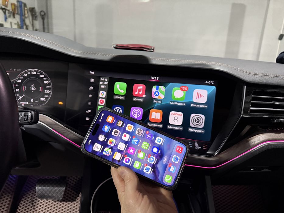 Перепрошивка мультимедиа,Carplay full screen,активация Carplay.VW/Audi